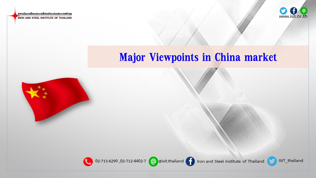 Major Viewpoints in China market